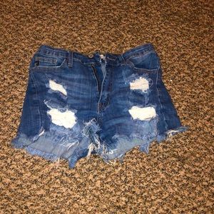 Jean shorts